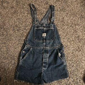 Vintage Lee’s Dungarees short denim overalls